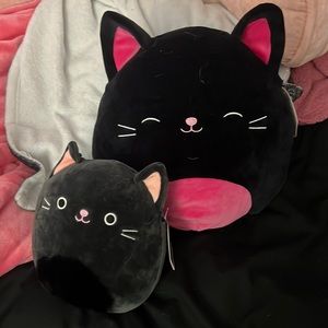 Black cat squishmallow bundle